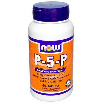 Now Foods, P-5-P, 50mg, 60 Tablets