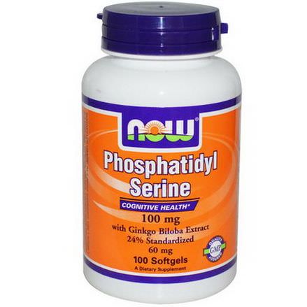 Now Foods, Phosphatidyl Serine, 100mg, 100 Softgels