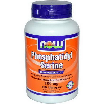 Now Foods, Phosphatidyl Serine, 100mg, 120 Veg Caps