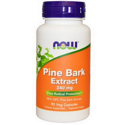 Now Foods, Pine Bark Extract, 240mg, 90 Veggie Caps
