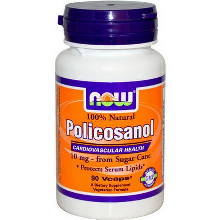 Now Foods, Policosanol, 10mg, 90 Vcaps