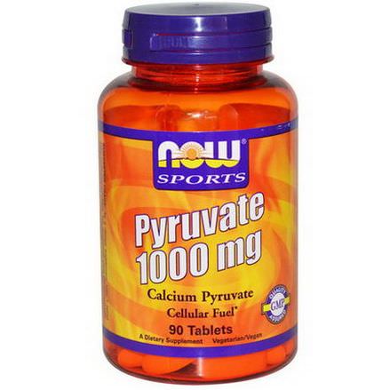 Now Foods, Pyruvate, 1000mg, 90 Tablets