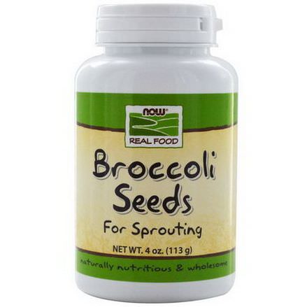 Now Foods, Real Food, Broccoli Seeds 113g