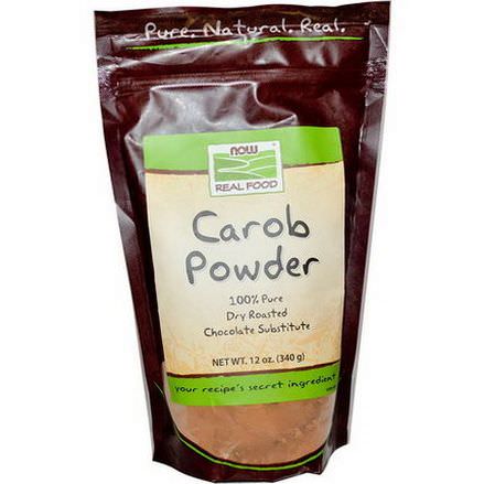 Now Foods, Real Food, Carob Powder 340g