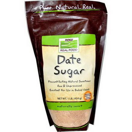 Now Foods, Real Food, Date Sugar 454g