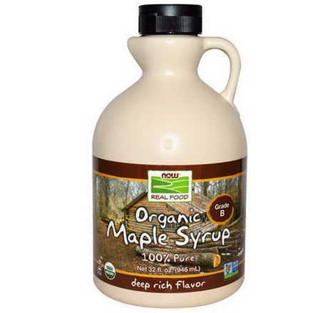 Now Foods, Real Food, Organic Maple Syrup, Grade B 946ml