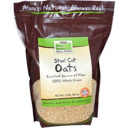 Now Foods, Real Food, Steel Cut Oats 907g