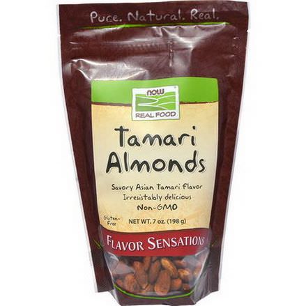 Now Foods, Real Food, Tamari Almonds 198g