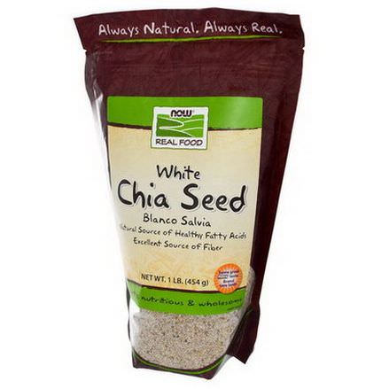 Now Foods, Real Food, White Chia Seed 454g