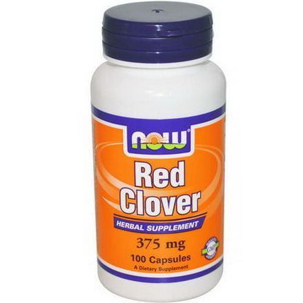 Now Foods, Red Clover, 375mg, 100 Capsules