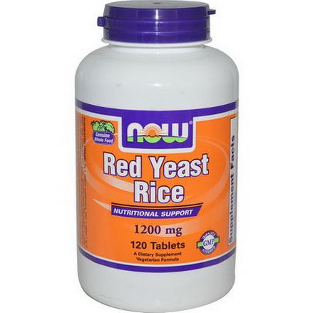 Now Foods, Red Yeast Rice, 1200mg, 120 Tablets