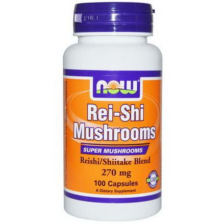 Now Foods, Rei-Shi Mushrooms, 270mg, 100 Capsules
