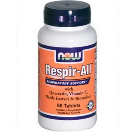 Now Foods, Respir-All, 60 Tablets