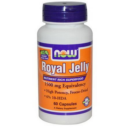 Now Foods, Royal Jelly, 60 Capsules