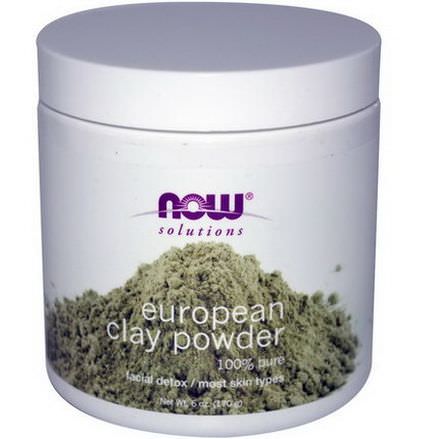 Now Foods, Solutions, European Clay Powder 170g