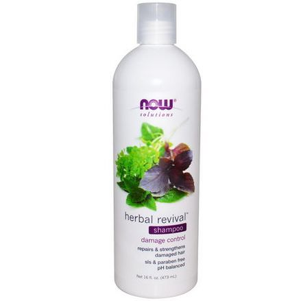 Now Foods, Solutions, Herbal Revival Shampoo 473ml
