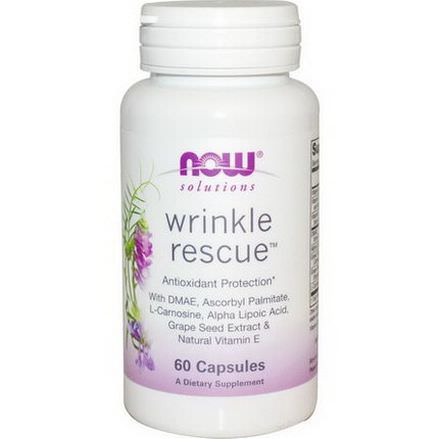 Now Foods, Solutions, Wrinkle Rescue, 60 Capsules