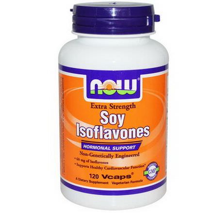 Now Foods, Soy Isoflavones, Extra Strength, 120 Vcaps