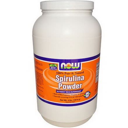 Now Foods, Spirulina Powder, 100% Pure&Natural 1814g