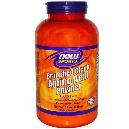 Now Foods, Sports, Branched Chain Amino Acid Powder 340g