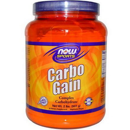 Now Foods, Sports, Carbo Gain, Powder 907g