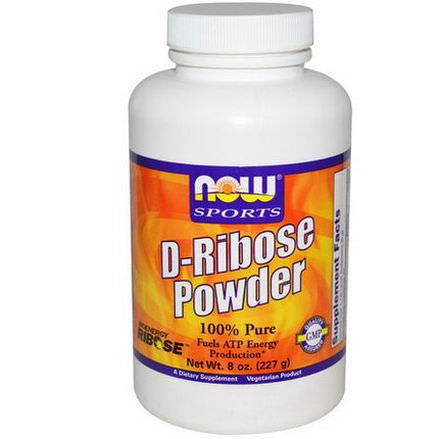 Now Foods, Sports, D-Ribose Powder 227g
