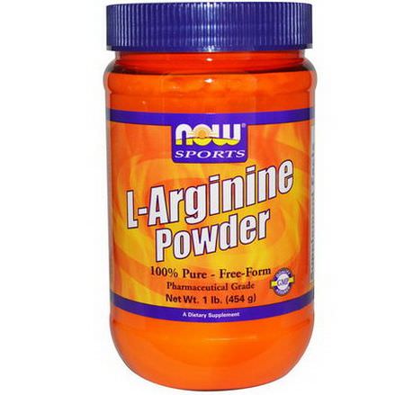 Now Foods, Sports, L-Arginine Powder 454g