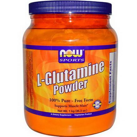 Now Foods, Sports, L-Glutamine Powder 1 kg