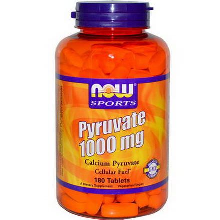 Now Foods, Sports, Pyruvate, 1000mg, 180 Tablets
