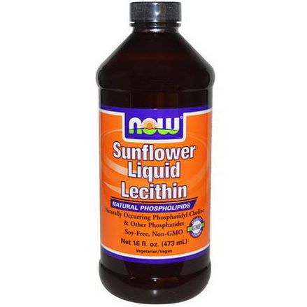 Now Foods, Sunflower Liquid Lecithin 473ml