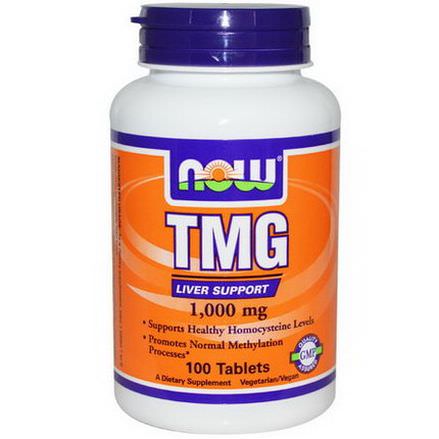 Now Foods, TMG, 1,000mg, 100 Tablets