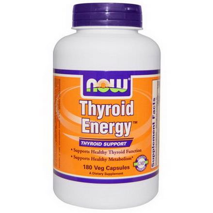 Now Foods, Thyroid Energy, 180 Veggie Caps