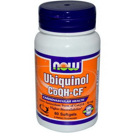 Now Foods, Ubiquinol CoQH-CF, 60 Softgels