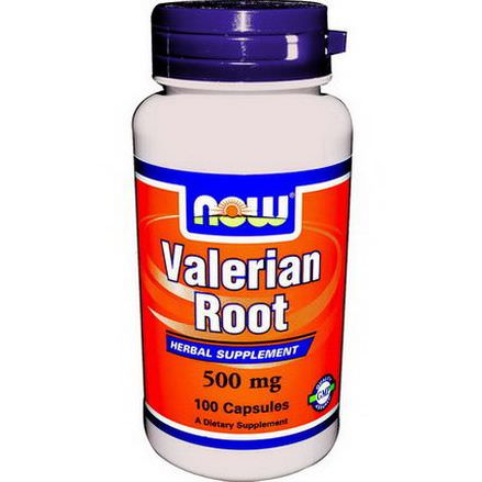 Now Foods, Valerian Root, 500mg, 100 Capsules
