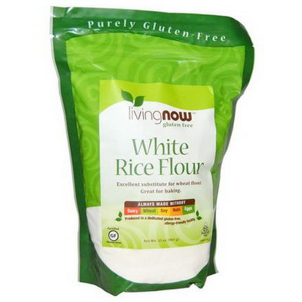 Now Foods, White Rice Flour, Gluten-Free 907g