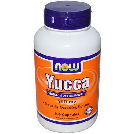 Now Foods, Yucca, 500mg, 100 Capsules