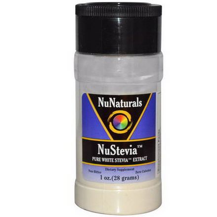 NuNaturals, NuStevia, Pure White Stevia Extract 28g