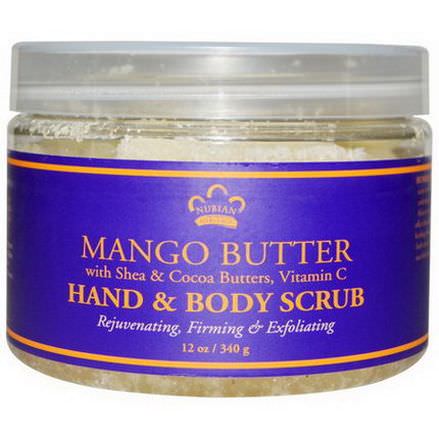 Nubian Heritage, Hand&Body Scrub, Mango Butter 340g