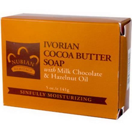 Nubian Heritage, Ivorian Cocoa Butter Soap 141g