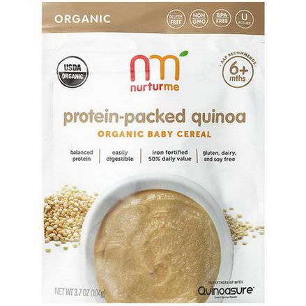NurturMe, Organic Baby Cereal, Protein-Packed Quinoa 104g