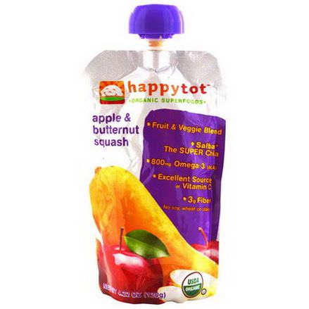 Nurture Inc. Happy Baby, HappyTot, Organic Superfoods, Apple&Butternut Squash 120g