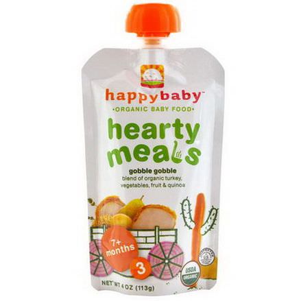 Nurture Inc. Happy Baby, Organic Baby Food, Hearty Meals, Gobble Gobble, Stage 3 113g