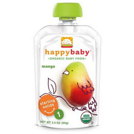 Nurture Inc. Happy Baby, Organic Baby Food, Stage 1, Mango 99g