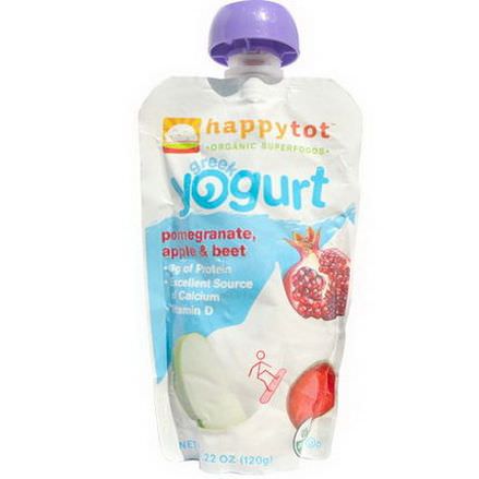 Nurture Inc. Happy Baby, Organic, Happytot, Greek Yogurt, Pomegranate, Apple&Beet 120g