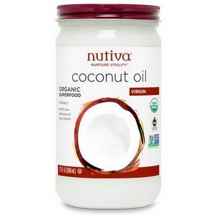 Nutiva, Organic Coconut Oil, Virgin 680ml