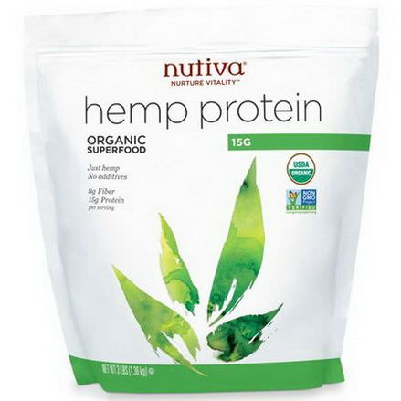 Nutiva, Organic Hemp Protein 15g 1.36 kg