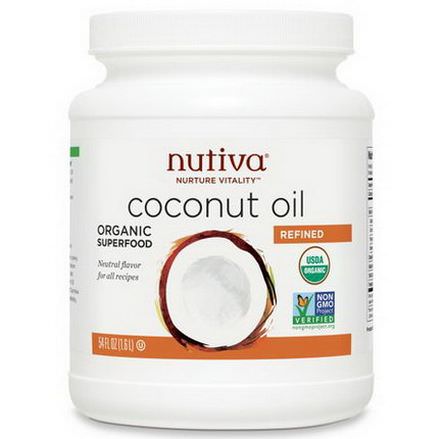 Nutiva, Organic Refined Coconut Oil 1.6 l
