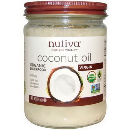 Nutiva, Organic Superfood, Coconut Oil, Virgin 414ml