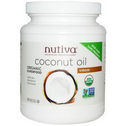 Nutiva, Organic Virgin Coconut Oil 1.6 L