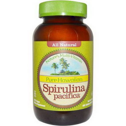 Nutrex Hawaii, Pure Hawaiian, Spirulina Pacifica, Nature's Multi-Vitamin, 400 Tablets